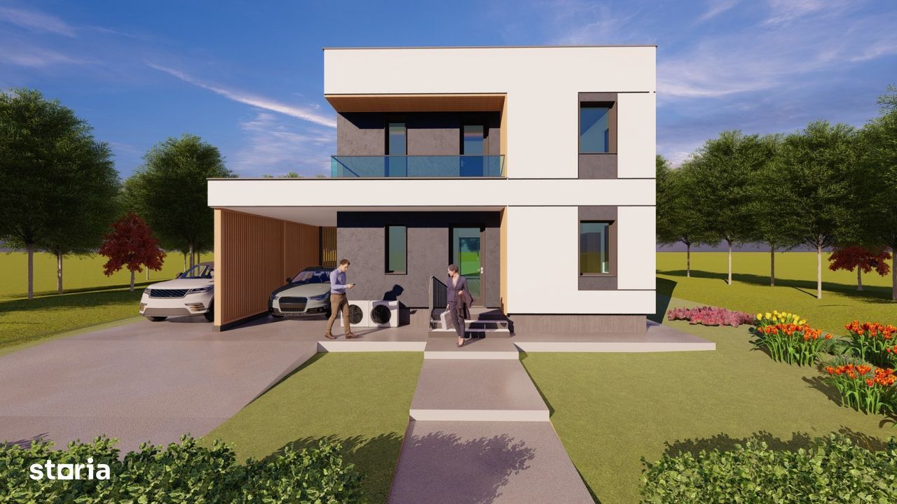 Vand casa noua P+E in Cluj-Napoca, str. Soporului, 800mp teren