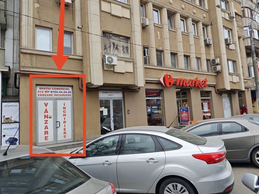 Spațiu comercial de închiriat 238mp Ferdinand I