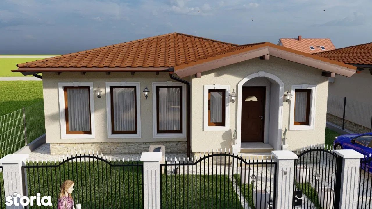 ageuropa.ro vinde casa noua în Paulesti cu teren de 3 ari.