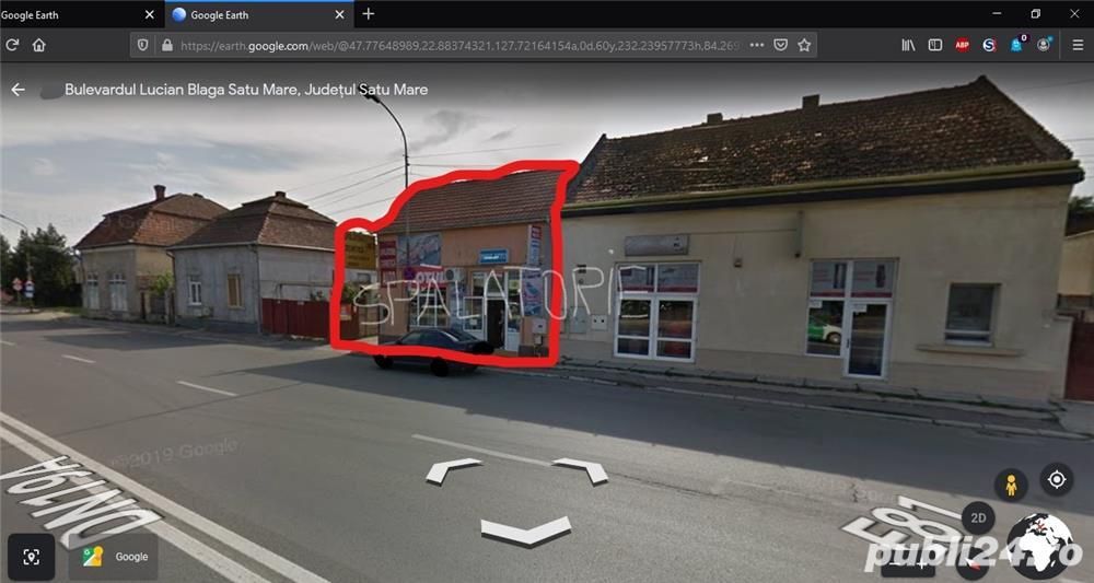 Spalatorie auto situată în Municipiul Satu Mare pe B-dul. Lucian Blaga nr. 45.