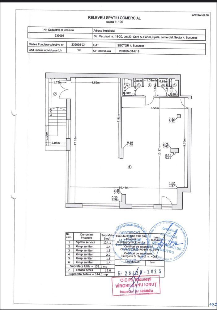 Spatiu Comercial de Inchiriat - Unirii, Pasaj Marasesti, bloc nou 2023