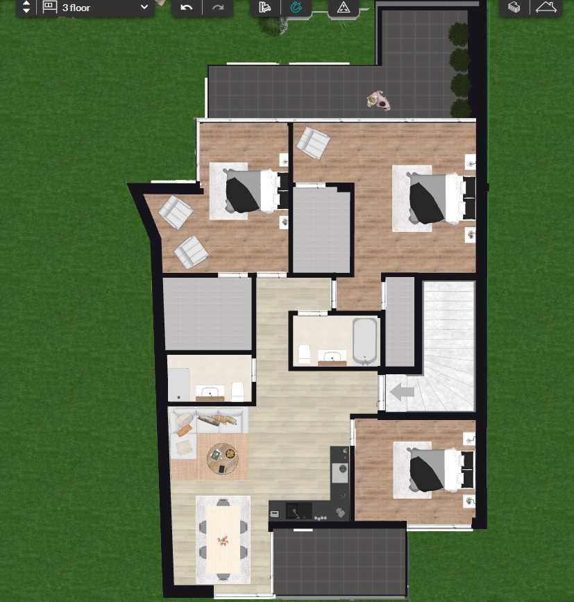 Dezvoltator, 4 camere, 106 mp utili, bloc boutique 7 apt Parc Circului