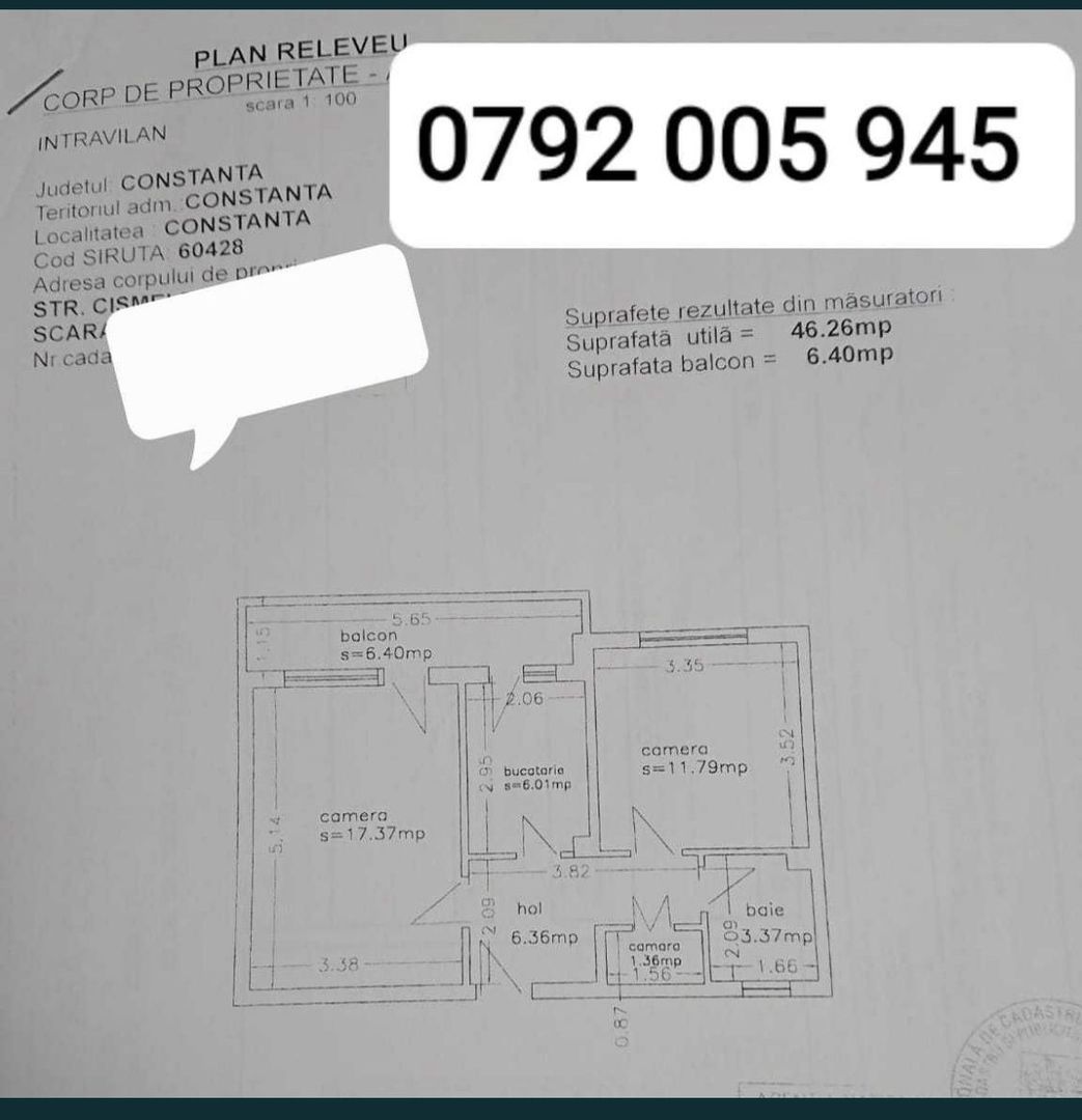 Ciresica-apartament 2 camere