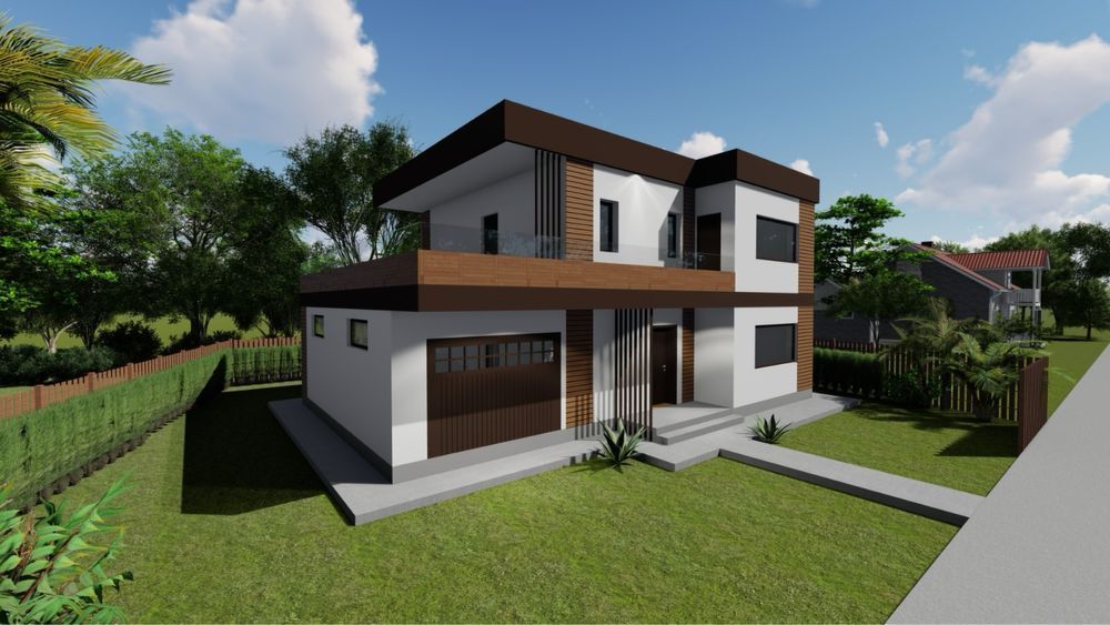 Lake View Villa 4 Cam/3 Bai + Garage Ezareni 5 Drumuri Valea Adanca