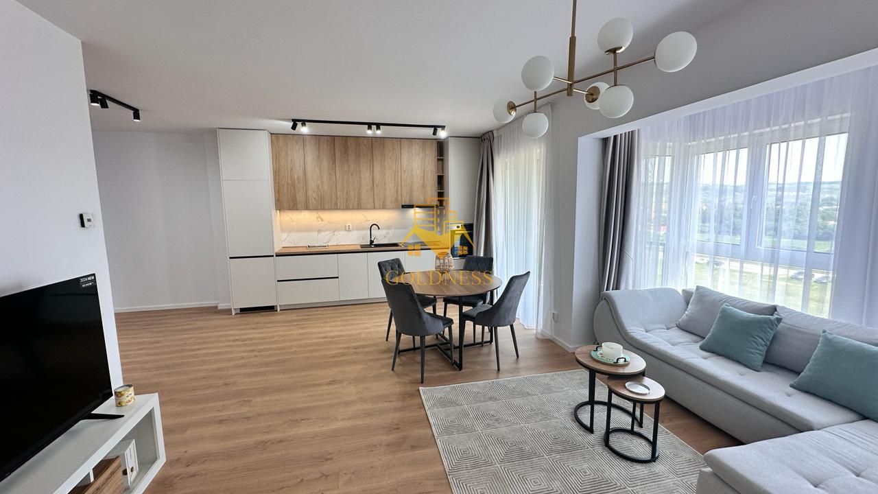 2 camere, modern, parcare, terasa. bloc nou, Zona Oncos, Pizzeria Dino