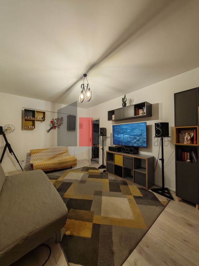 Apartament cu doua camere de vanzare -Pacii-cu centrala-mobilat si utilat