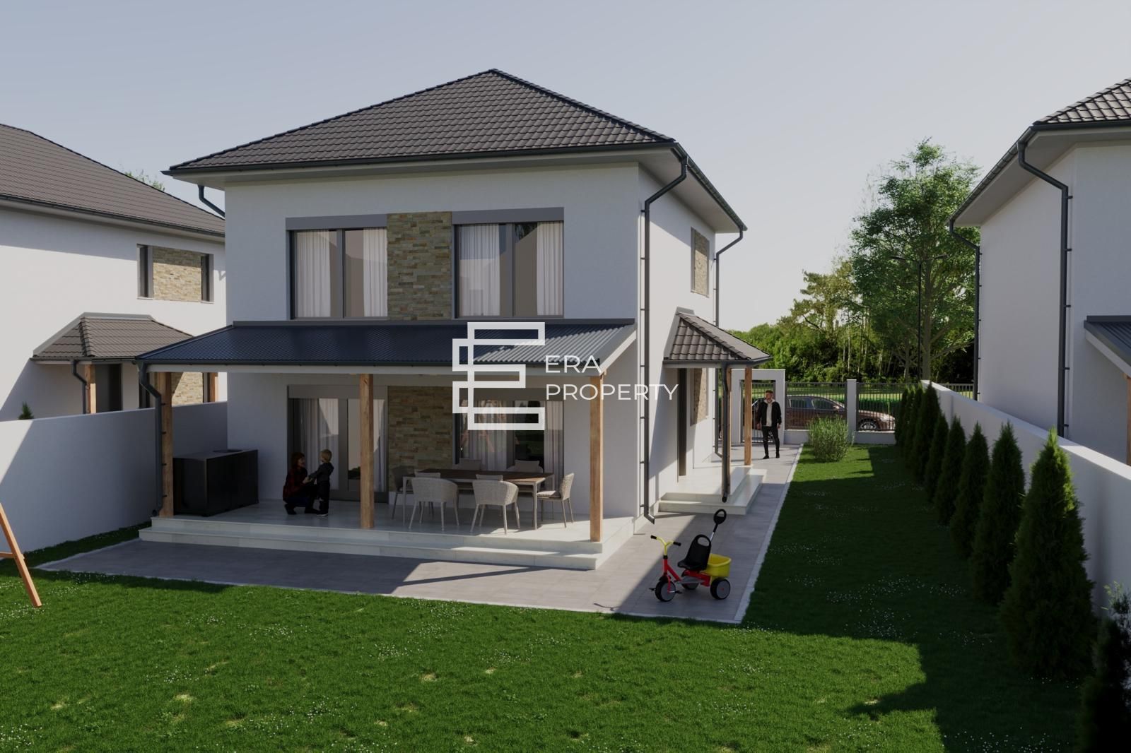 Casă individuală | 4 camere, 3 băi | teren 476mp |Șura Mică (zonă Sala de Sport)