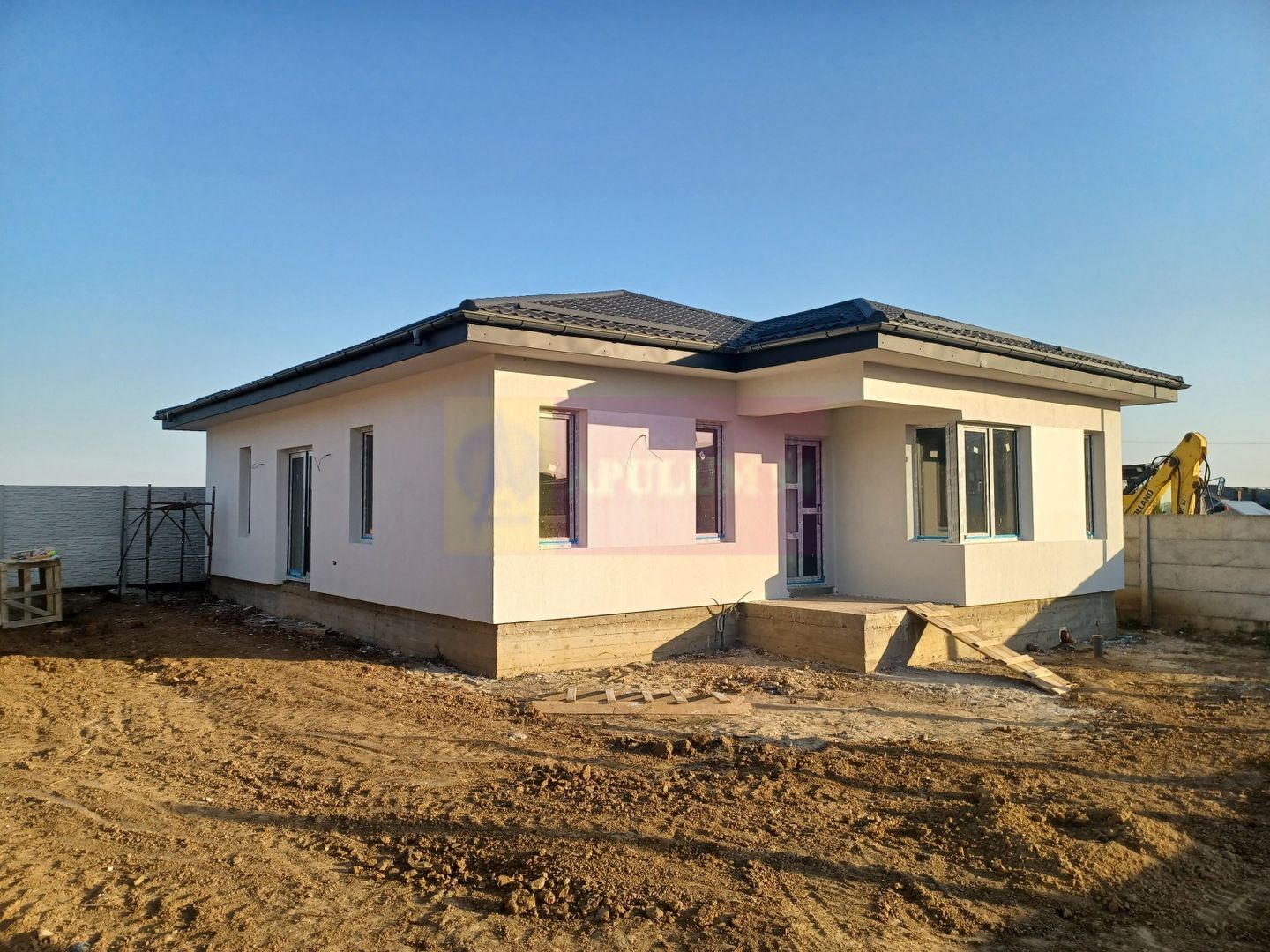 Dragomirești casă parter 4 camere 2 băi, terasă, apă, canalizare, gaze