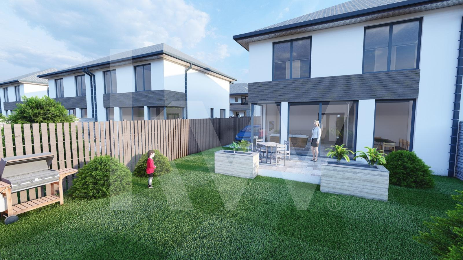 Casa individuala 4 camere 3 bai teren 258mp Selimbar Sibiu de vanzare