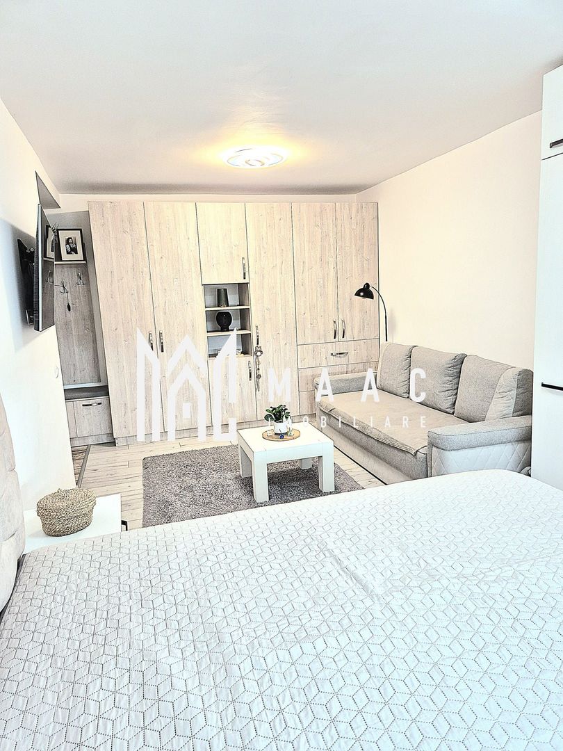Garsoniera 40 MP | Zona Turnisor Mobilat complet | Balcon 5MP