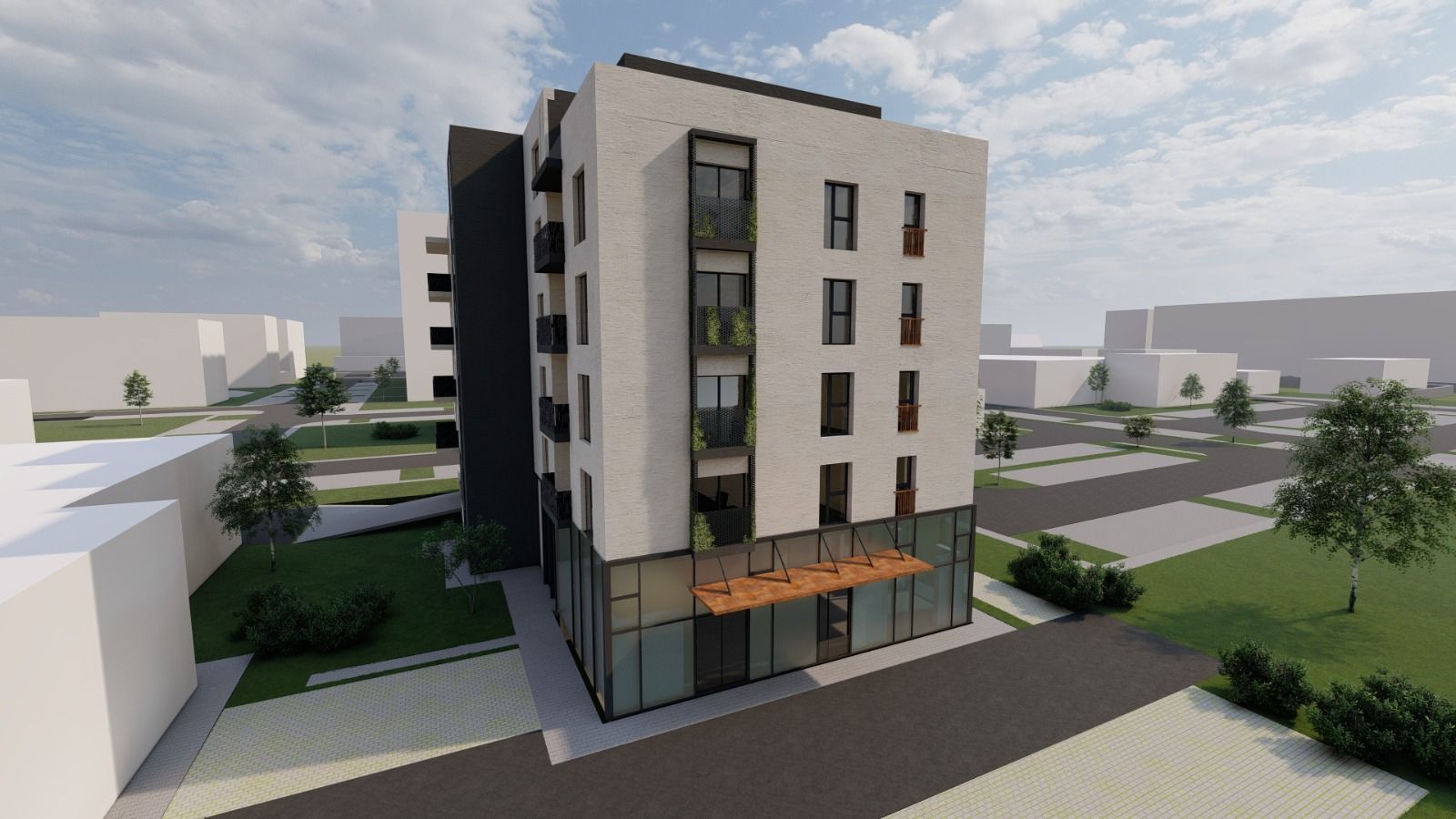 Apartamente in bloc NOU cu 2 camere zona GH.Doja