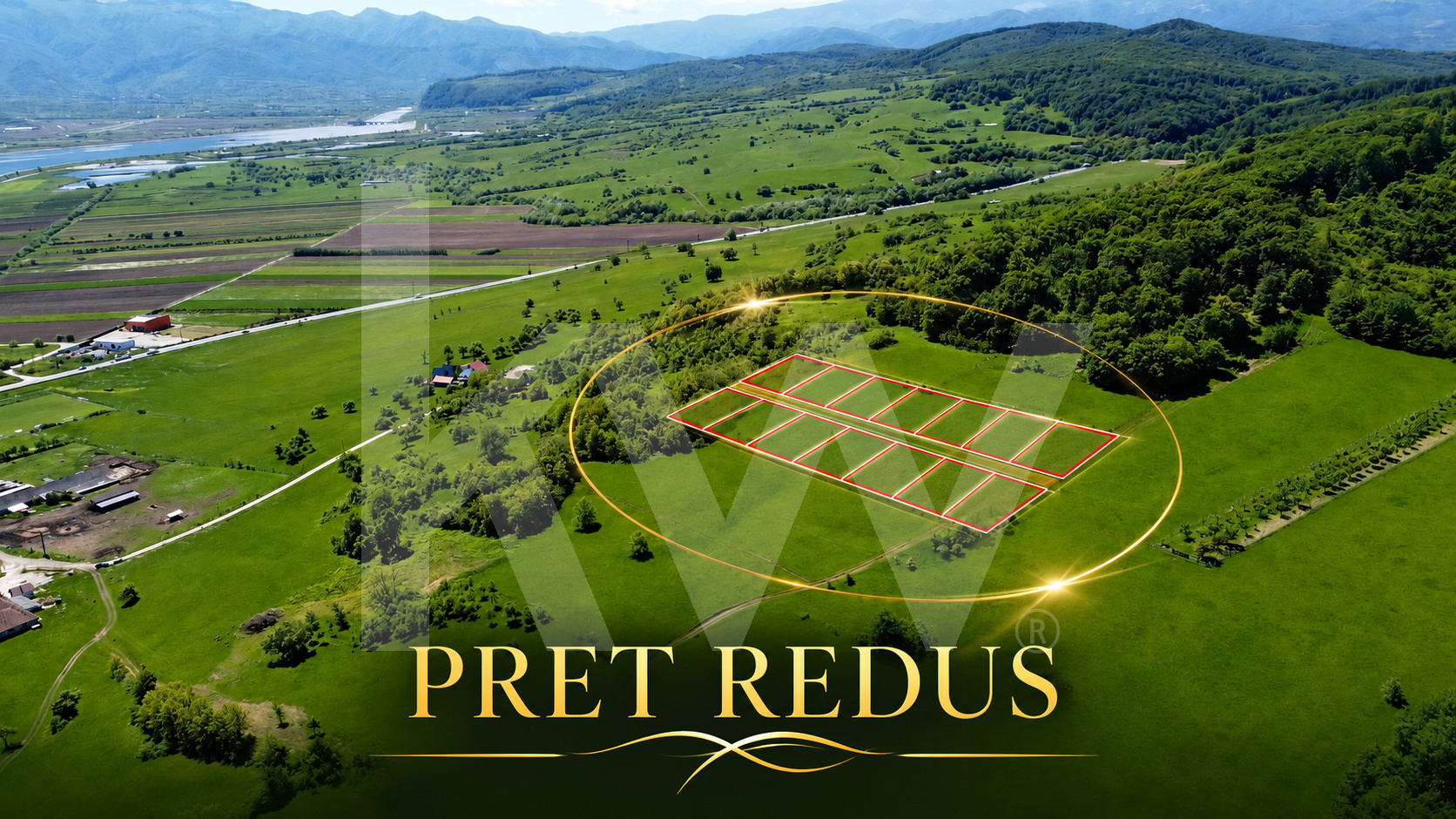 Bradu, Sibiu – terenuri 500 mp cu priveliște la munți și râu, doar 7.500 €