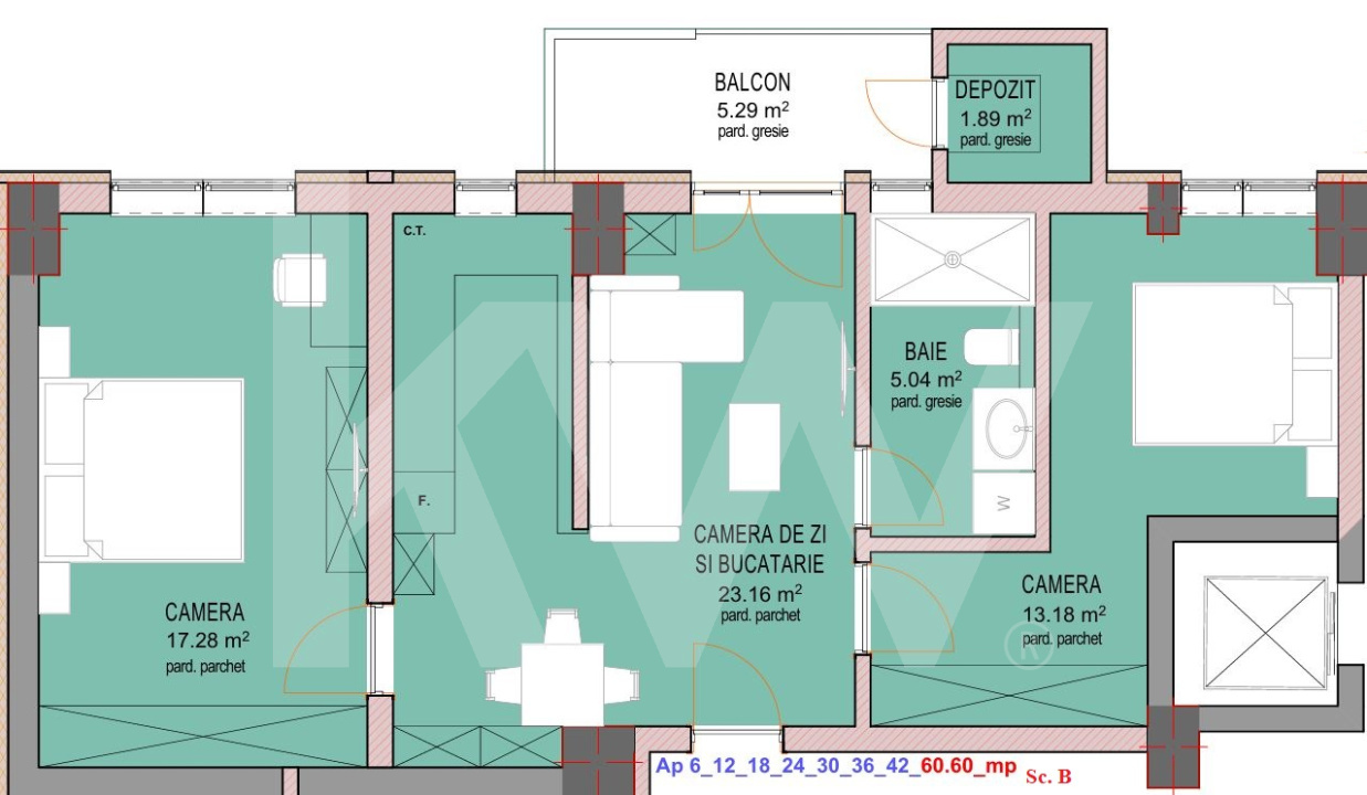 Apartament 3 camere - zona Dedeman Sibiu