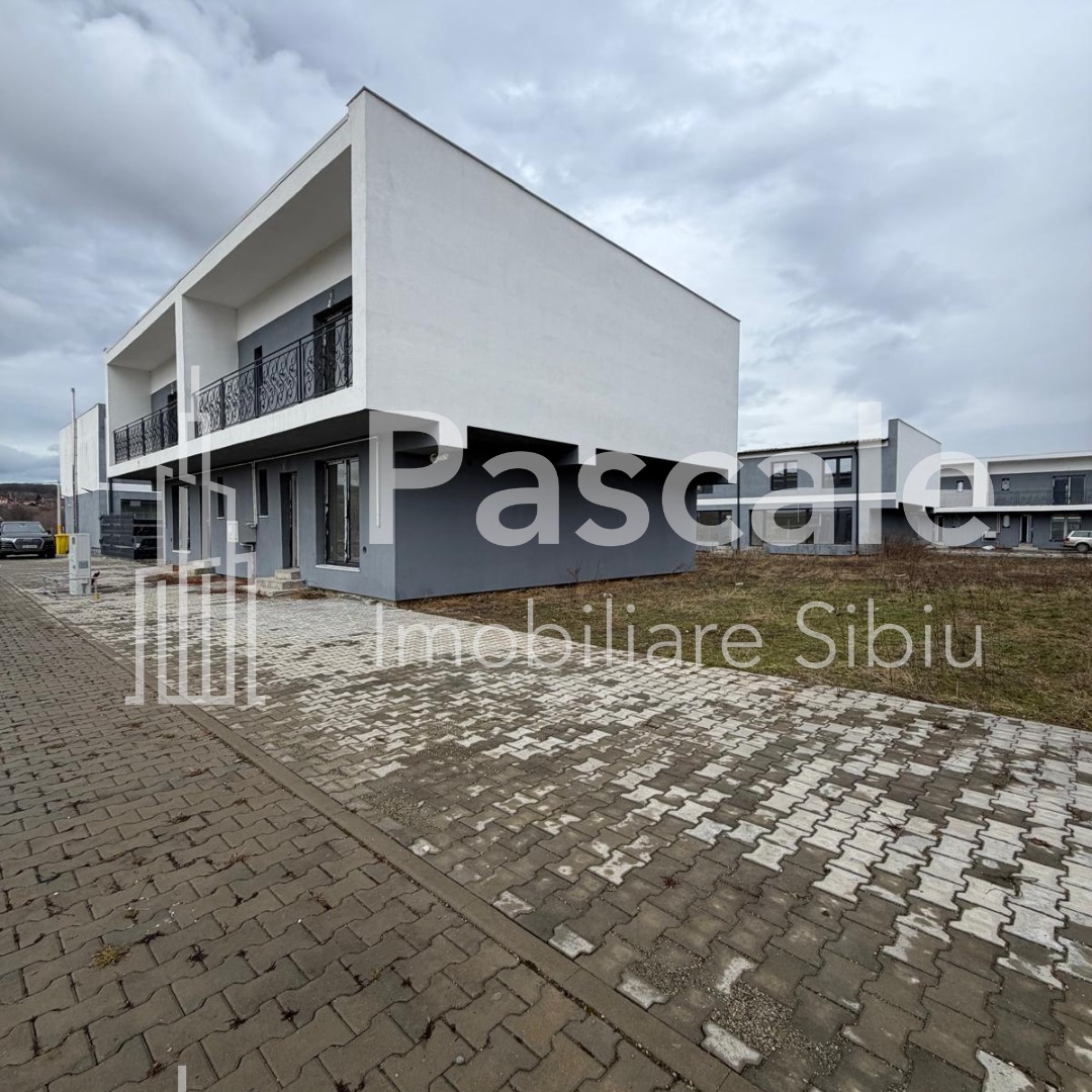 Duplex modern de vânzare – Tropinii Vechi, Rășinari | Natură, liniște și confort