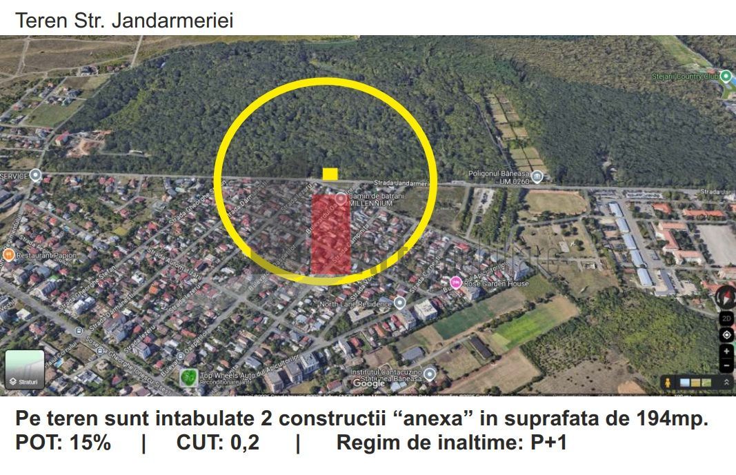 Teren padure Baneasa Jandarmeriei