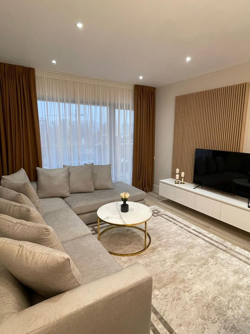 Apartament premium 3 camere zona Pipera | Piscină, Gym, Parcare