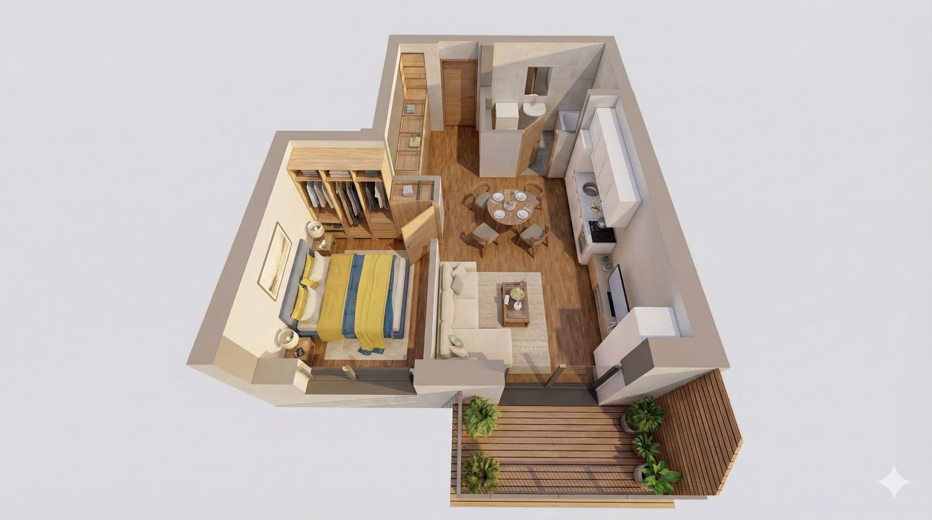 Apartamente noi cu 2 camere în ARED AFI – Cel mai mic preț, comision 0