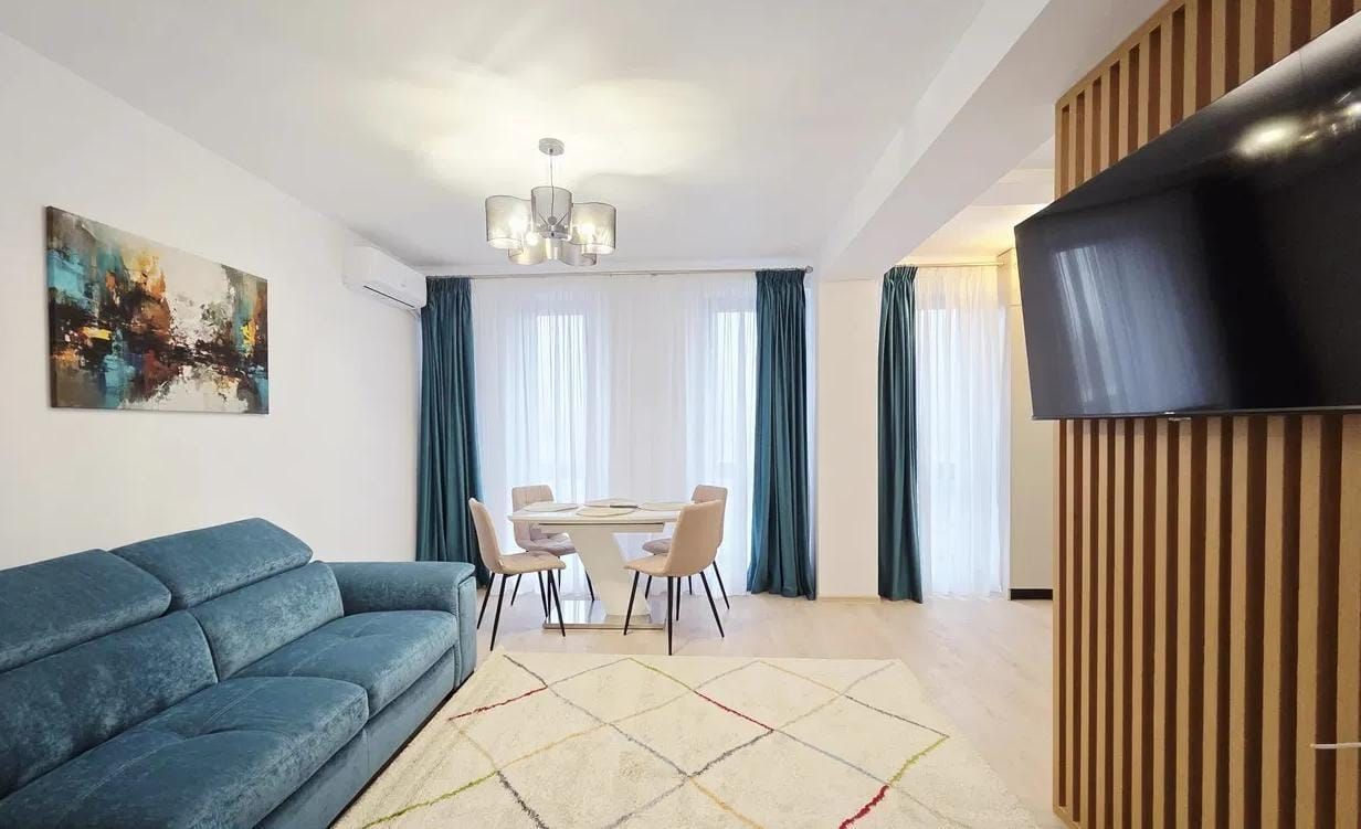 Apartament cu 2 camere mobilat si utilat, bloc nou - Prima inchiriere