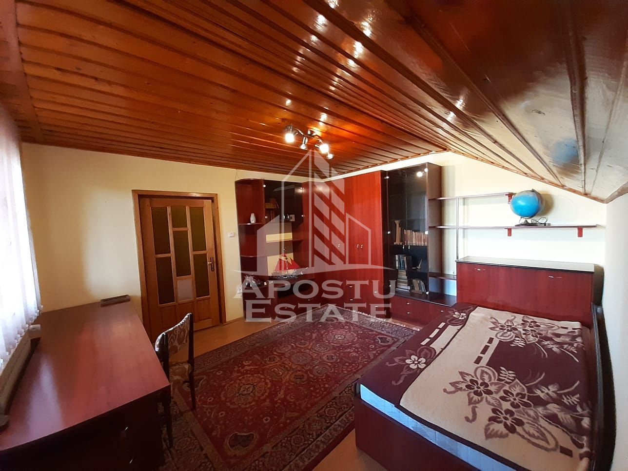 Apartament cu 2 camere, de inchiriat, centrala proprie, Ghiroda