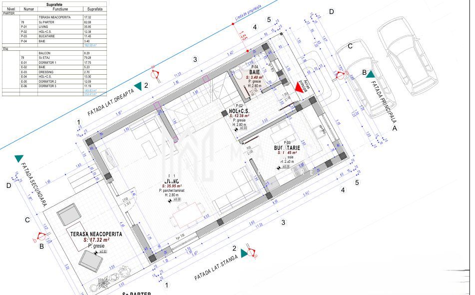 Casa individuala | Constructie noua | 4 camere | Vestem