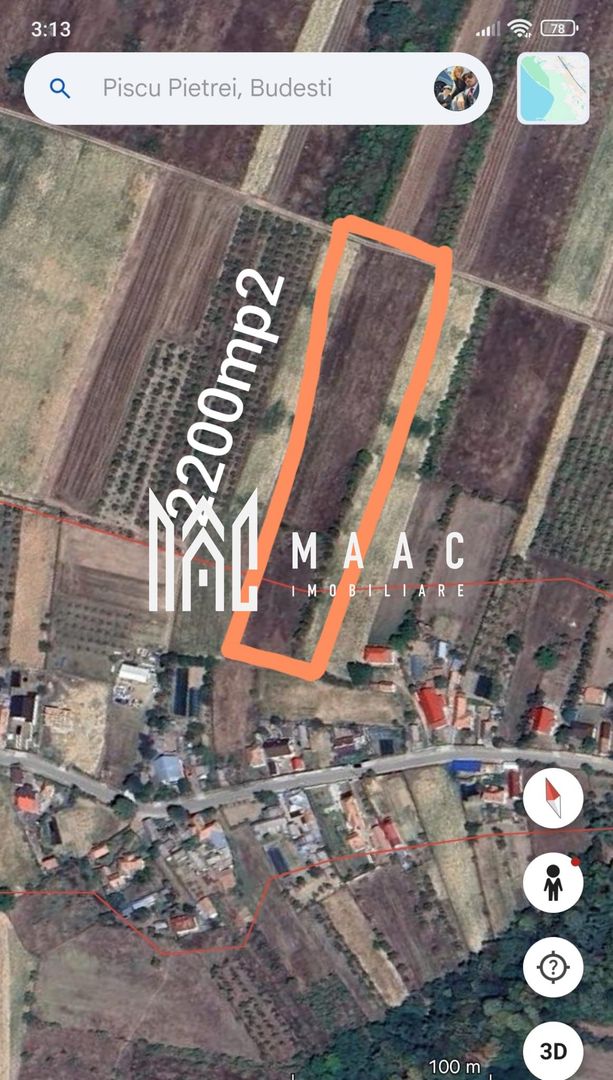 Teren de vânzare – 2236 mp, Budești, la doar 10 km de Râmnicu Vâlcea