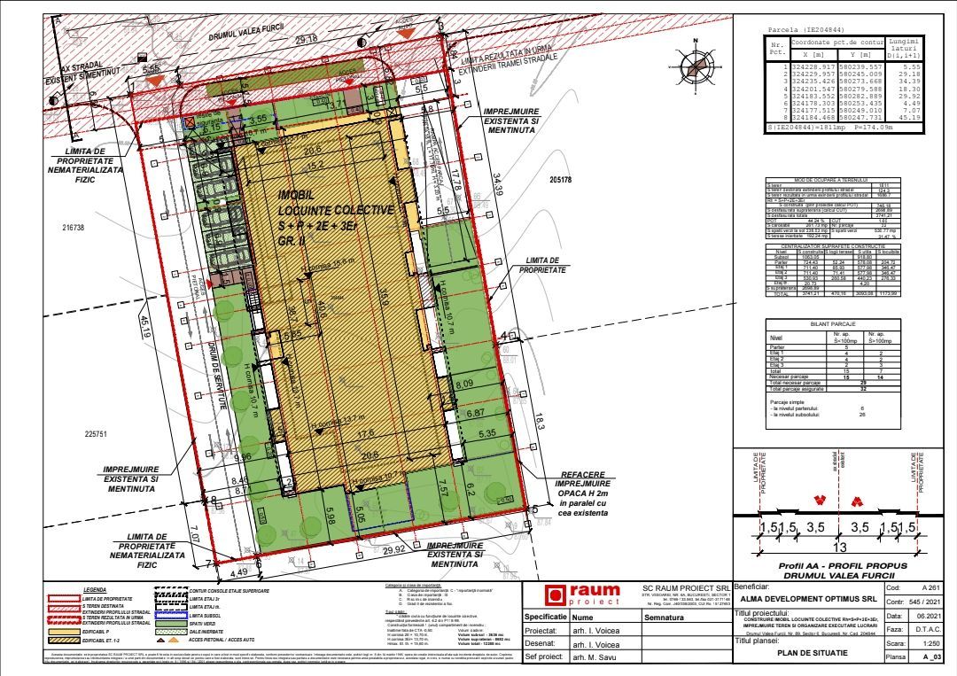 BRASADAS vinde 1815mp teren constr AUTORIZATIE Dr. TABEREI