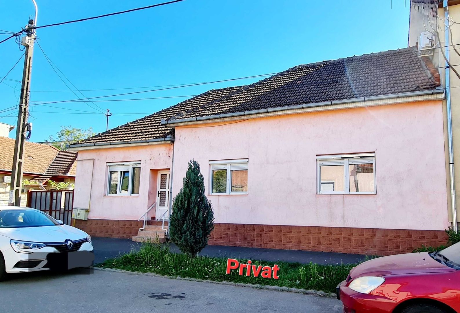 Casă cu grădină str.Anton Pann/486mp/3 front/spațiu com./155.000€neg.