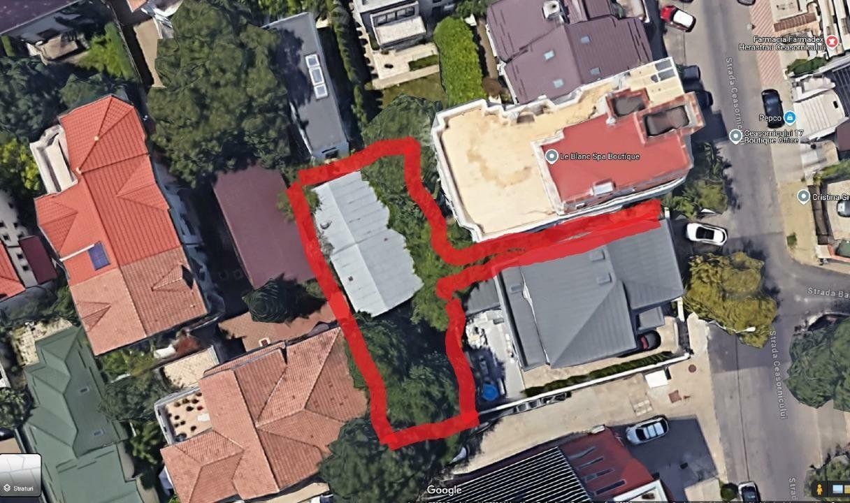Teren 293 mp si casa 94 mp, doar acces pietonal
