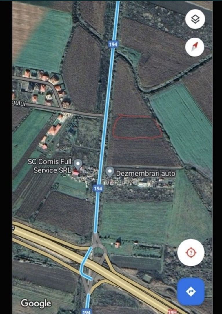 Vand teren soseaua de centura Satu Mare