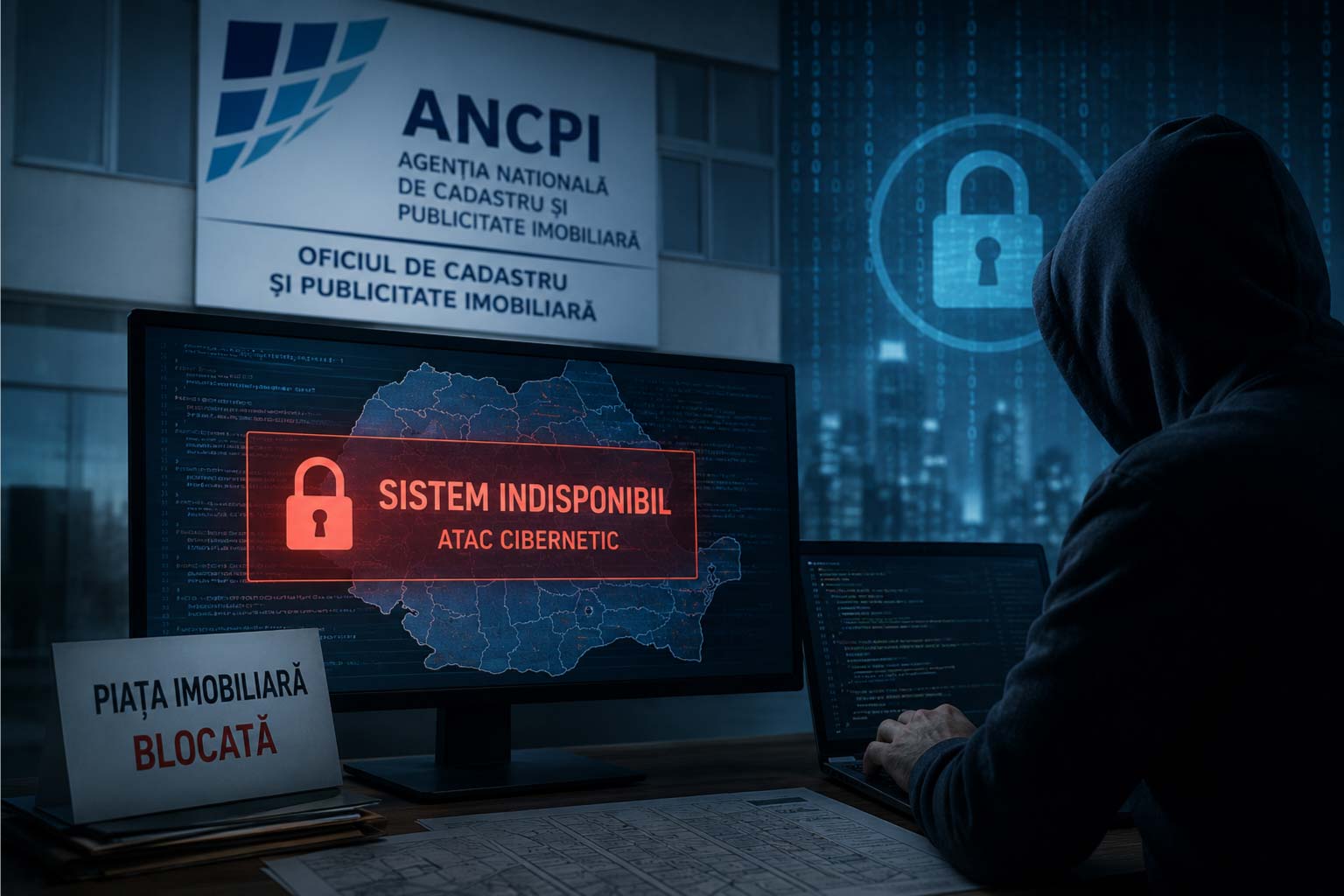 Atac cibernetic la ANCPI: cum a fost blocată piața imobiliară din România și ce urmează după 1 octombrie