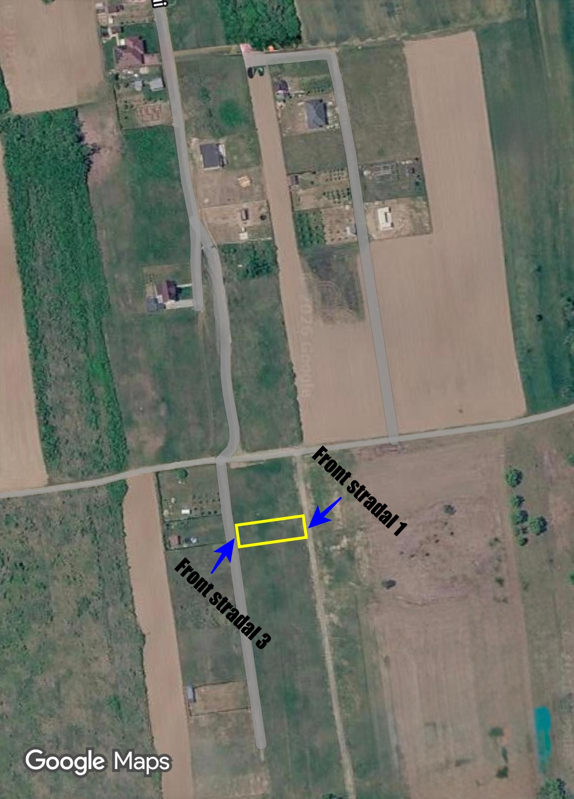Teren intravilan 700 mp de vanzare in Paleu | Dublu front stradal