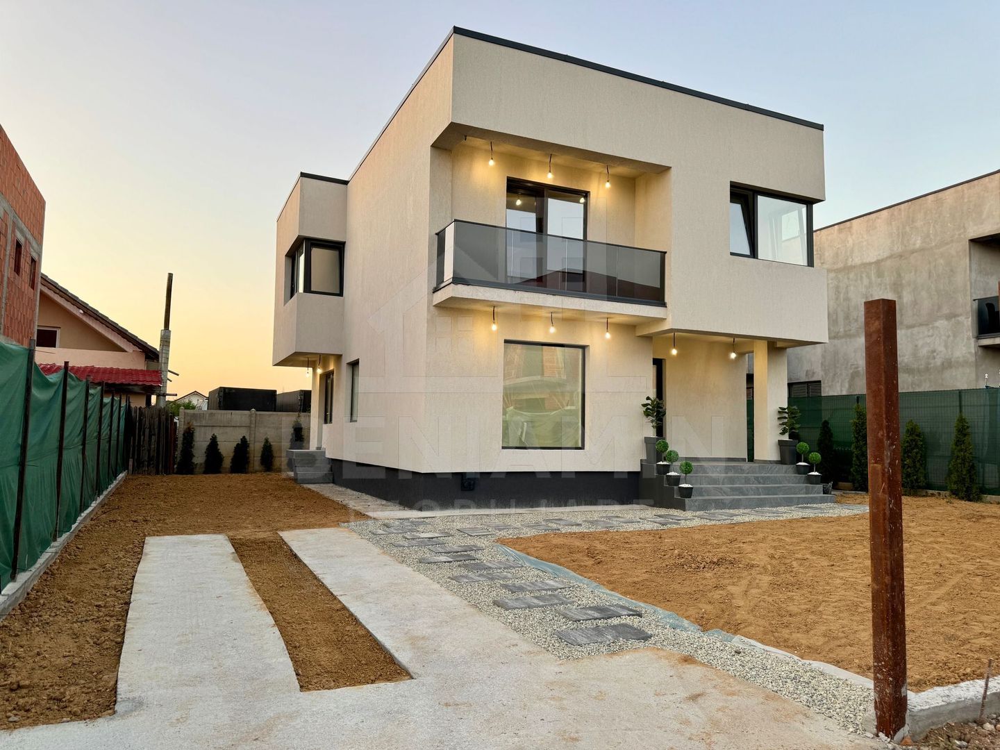 Casa 4 Dormitoare-Living-Bucatarie-2 Bai-169mp-Teren 410-Bariera