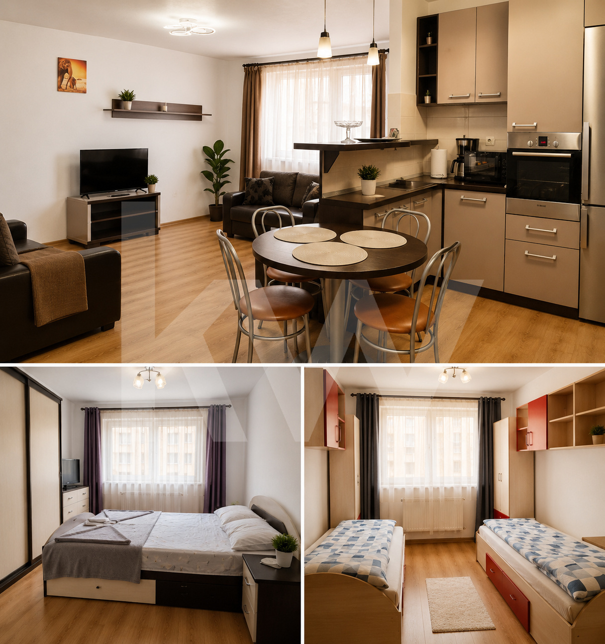 Apartament 3 camere decomandat | 77 mp | 2 dormitoare | Etaj 2 |