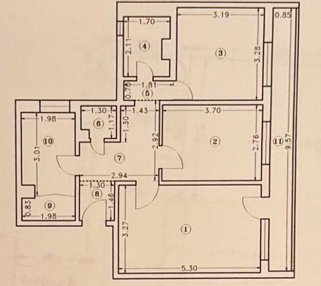 Apartament 3 camere sos. Giurgiului