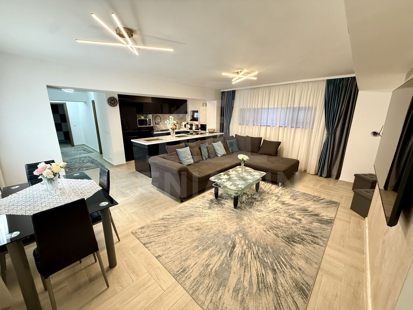 3 camere - 92mp - 2017 -mobilat -utilat - centrala - Gradina Botanica