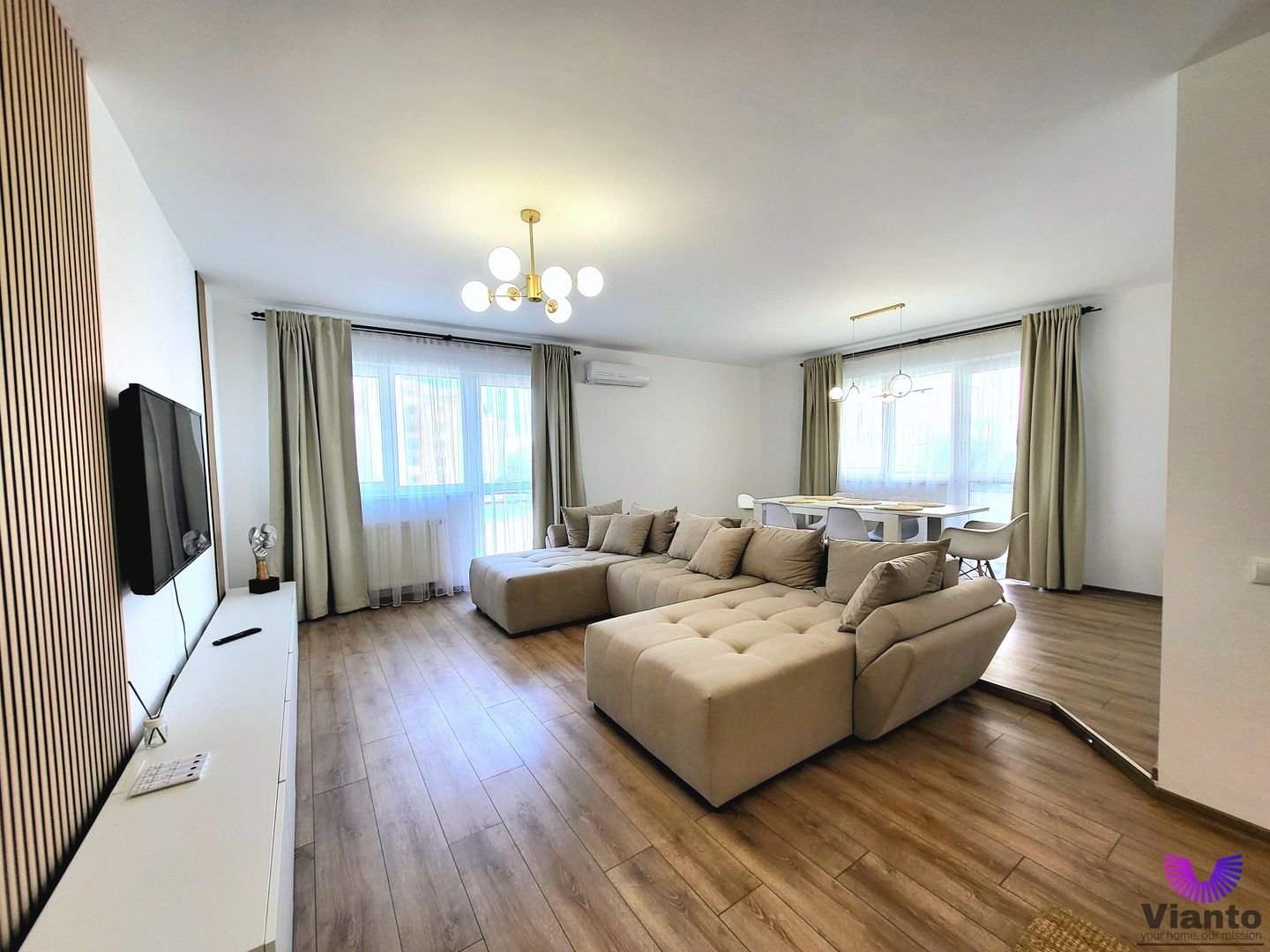 Apartament 3 camere | 93 mp utili | 3 terase | Bloc nou | Hipodrom