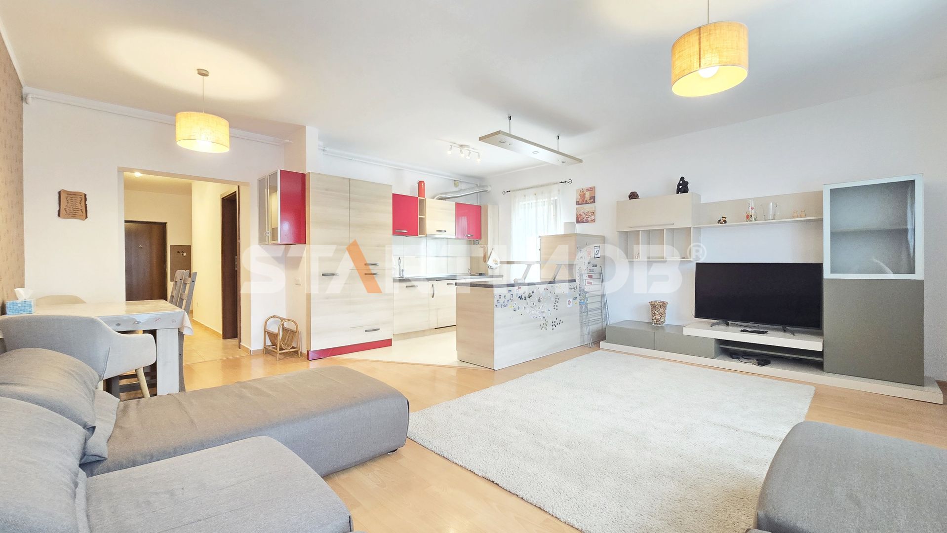 Apartament 3 camere zona Coresi cu 2 parcari