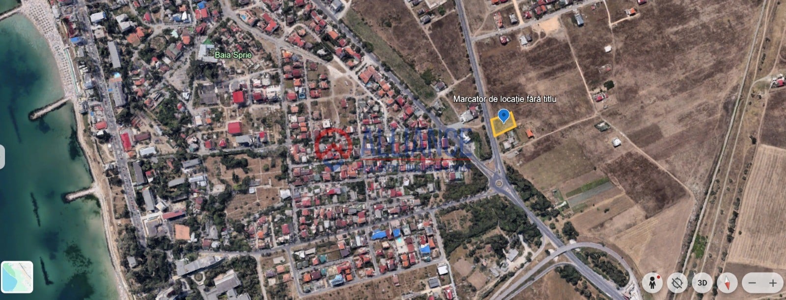 Eforie Nord-Teren intravilan 4699 mp stradal cu deschidere la DN 39
