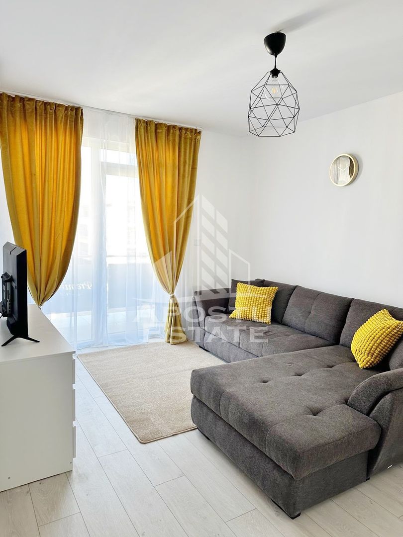 Apartament cu o camera de vanzare, 35mp utili + balcon, in Giroc
