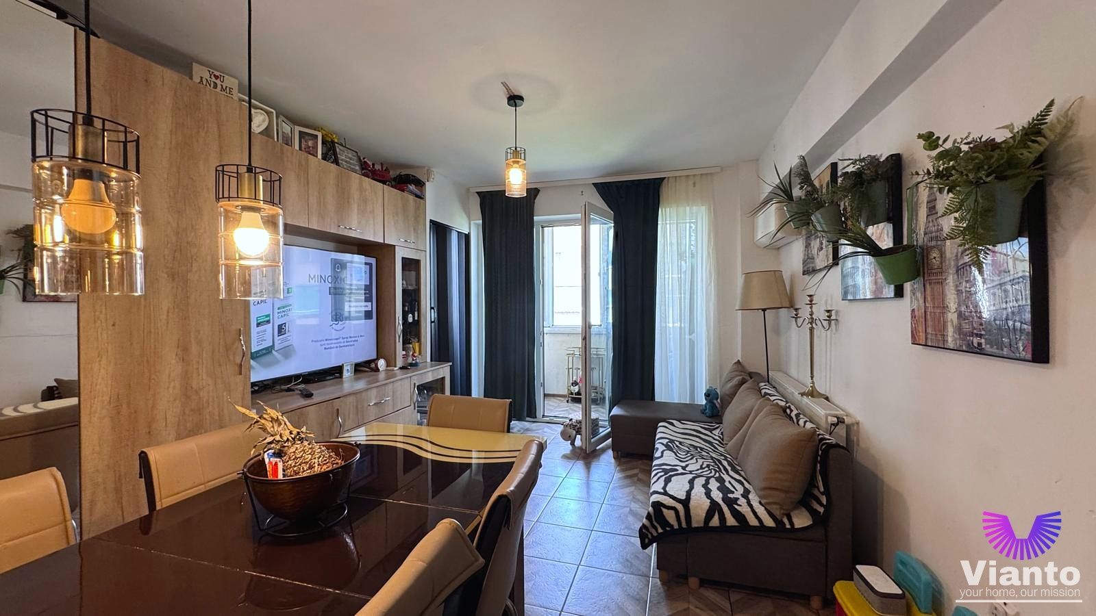 Apartament 3 camere si 2 balcoane - Cartier Arhitectilor