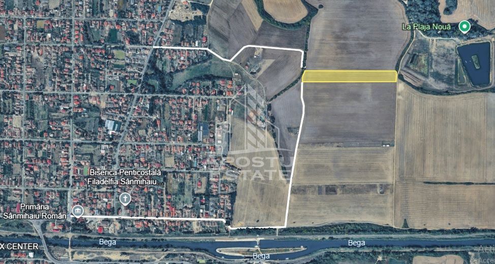 Teren de 2ha cu PUZ aprobat, Sanmihaiu Roman