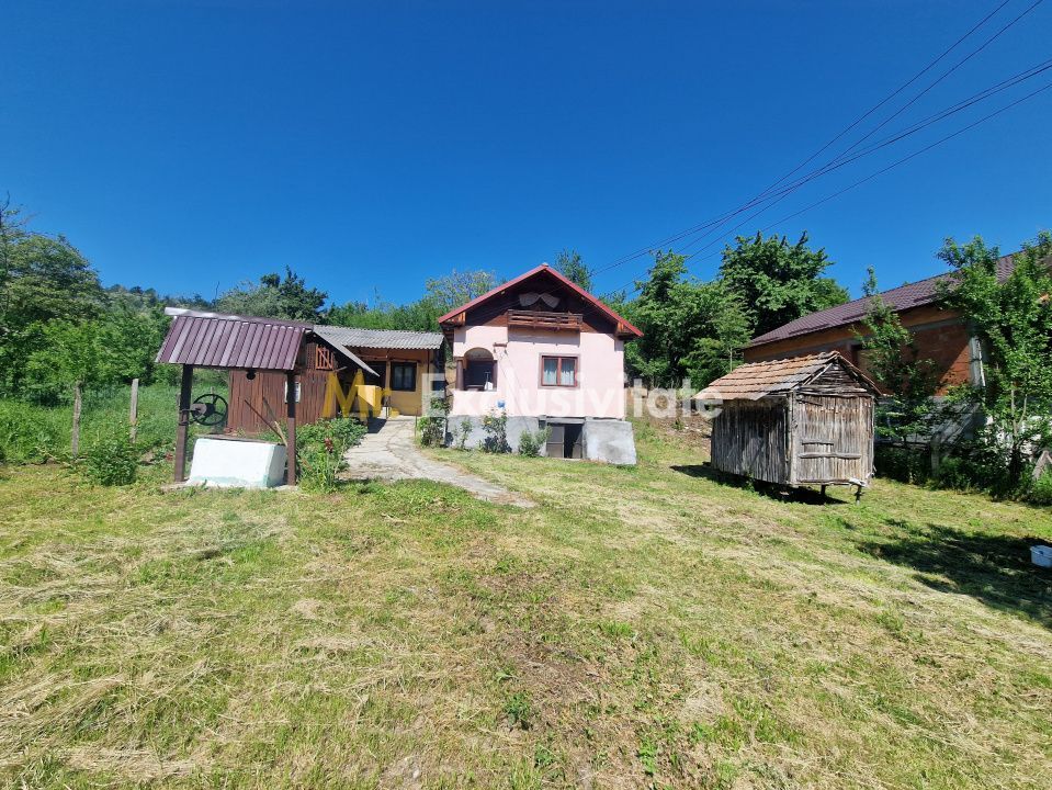Căsuță autentică românească între două dealuri–colț de liniște în Botesti, Arge