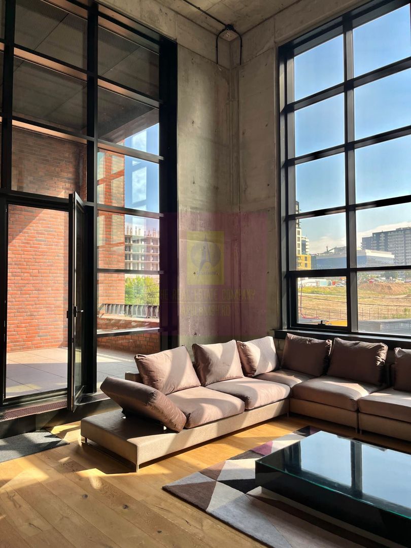 Loft exclusivist de închiriat | 4 camere | 213,6 mp utili + terasă 29,