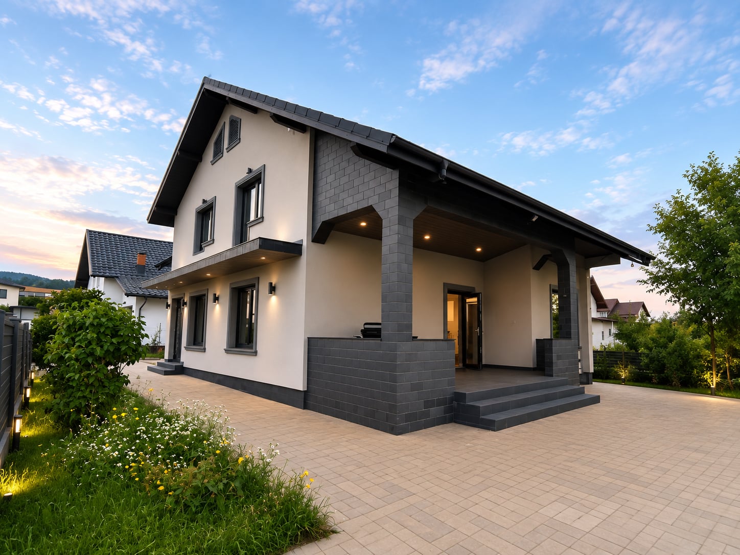 Vilă premium P+E de vânzare, 5 camere, teren 800 mp – construcție 2021