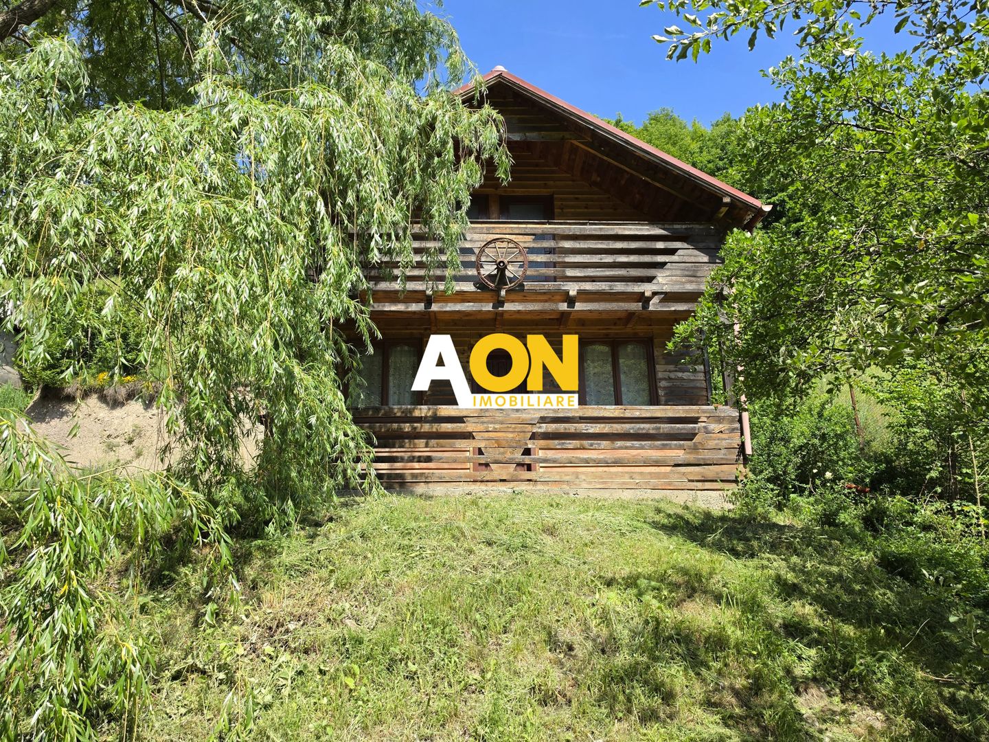 COMISION ZERO! Cabana rustica din lemn, 1100 mp teren, Lunca Ampoitei
