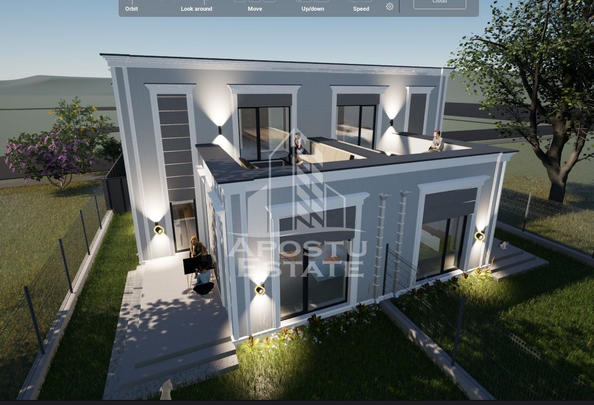 Duplex de vanzare cu 4 camere si 2 bai ,Ghiroda