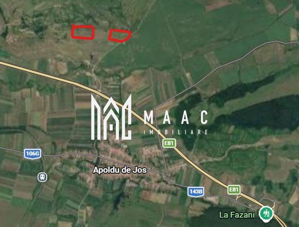 Teren extravilan de vânzare | Apoldu de Jos | 26.258 mp