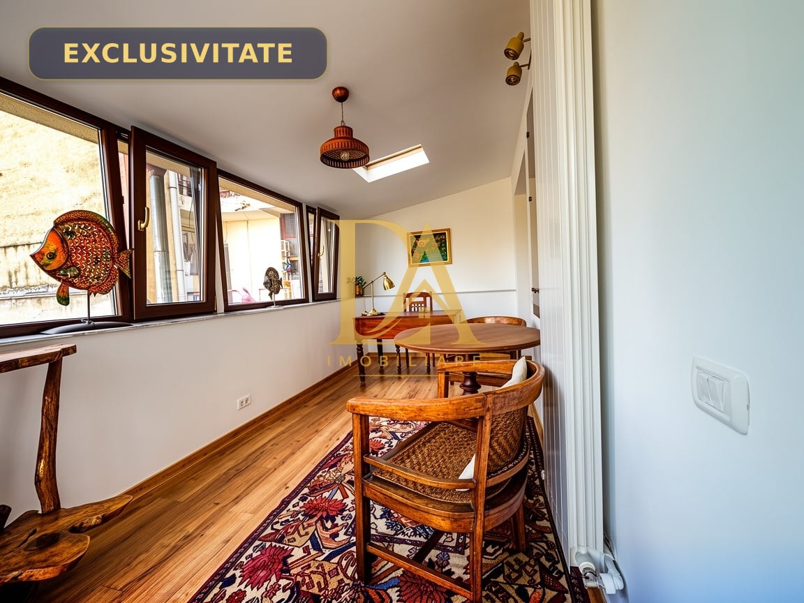 Apartament  cu terasă– 1 min Metrou Piața Romană | 95 mp