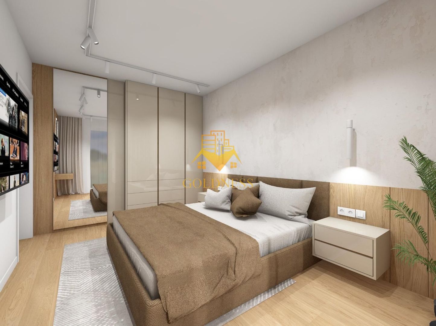 2 camere, LUX, AC, parcare, bloc nou, Plopilor Zona Parcul Rozelor