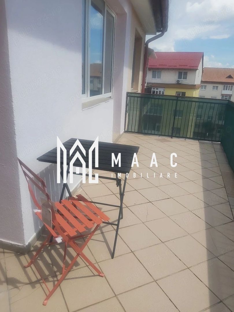 Apartament 2 camere decomandat | Ștrand, Sibiu | 57 mp, terasă